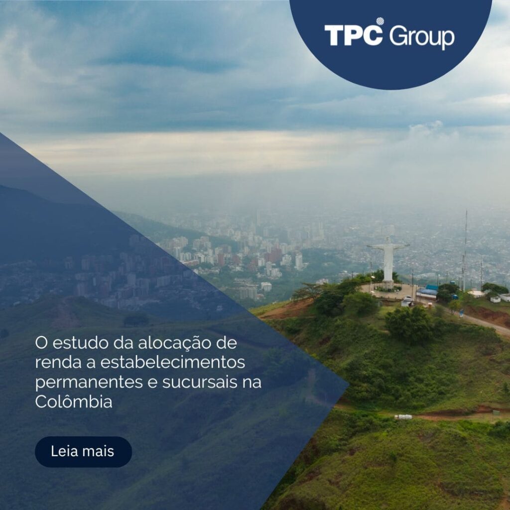 O estudo da alocação de renda a estabelecimentos permanentes e sucursais na Colômbia