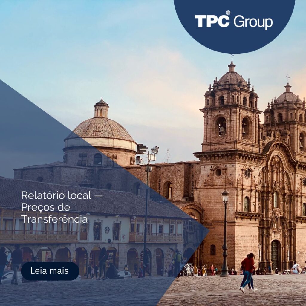 Relatório local — Preços de Transferência