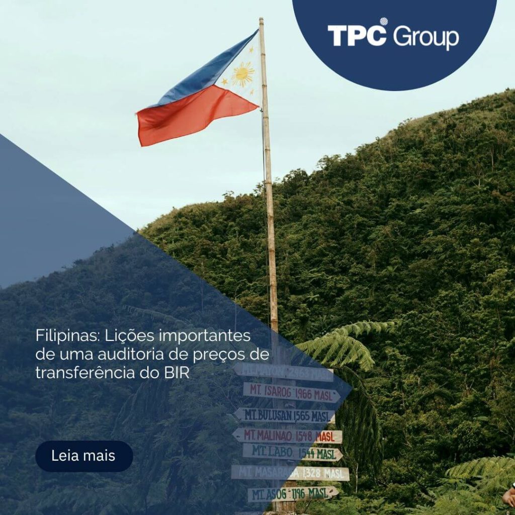 Filipinas: Lições importantes de uma auditoria de preços de transferência do BIR