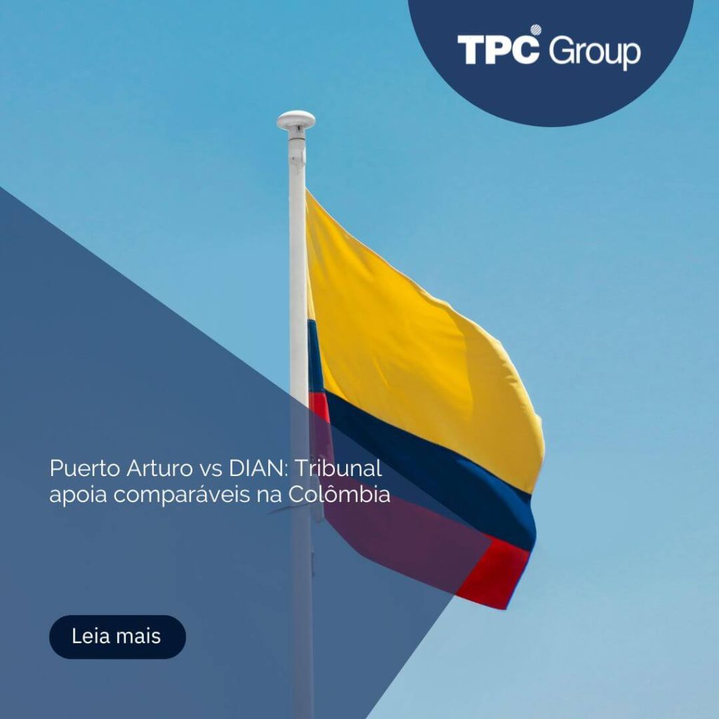 Puerto Arturo vs DIAN: Tribunal apoia comparáveis na Colômbia