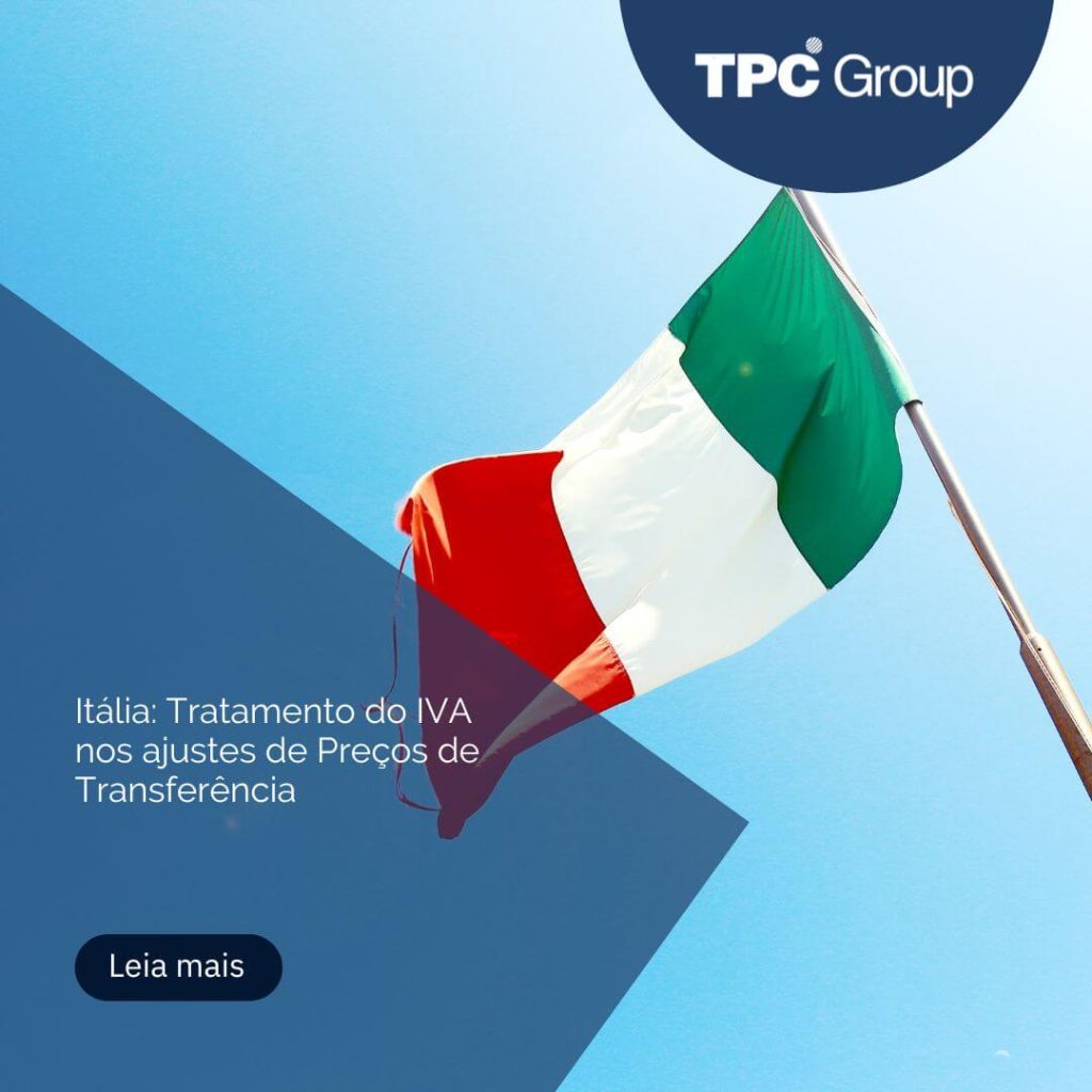 Itália: Tratamento do IVA nos ajustes de Preços de Transferência