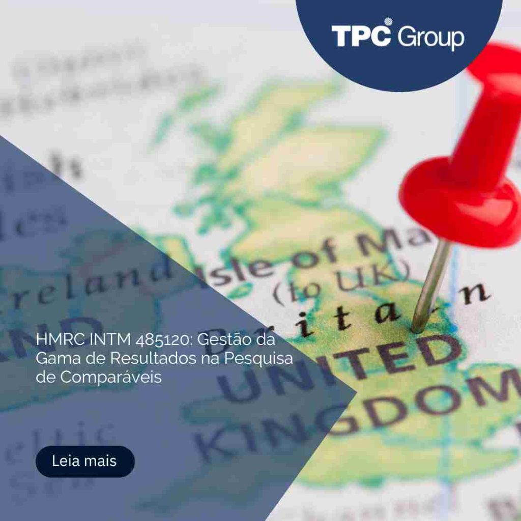 HMRC INTM 485120: Gestão da Gama de Resultados na Pesquisa de Comparáveis